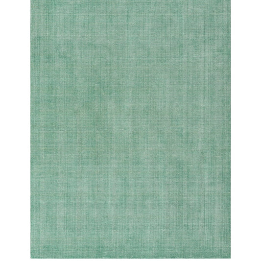 Kelly Green Striped Rug