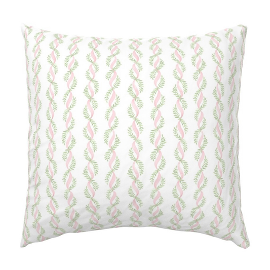 Ana Kate Vine & Ribbon 22" Pillow