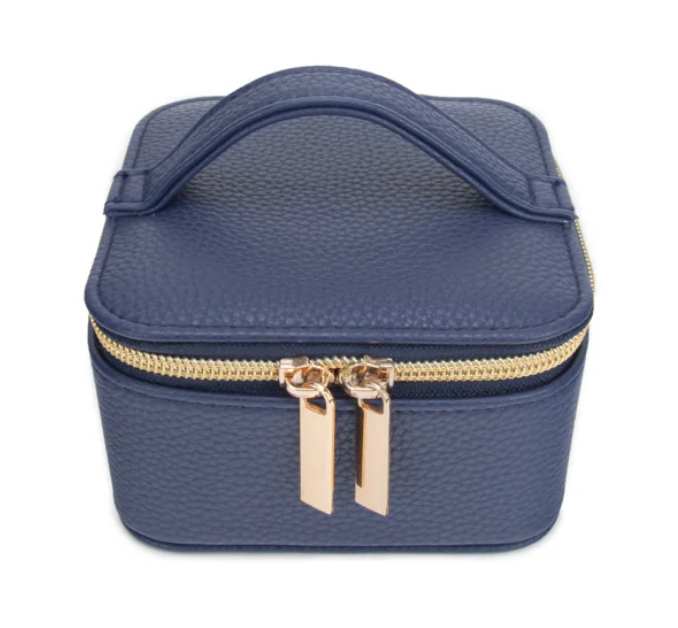 Travel Jewelry Case Navy