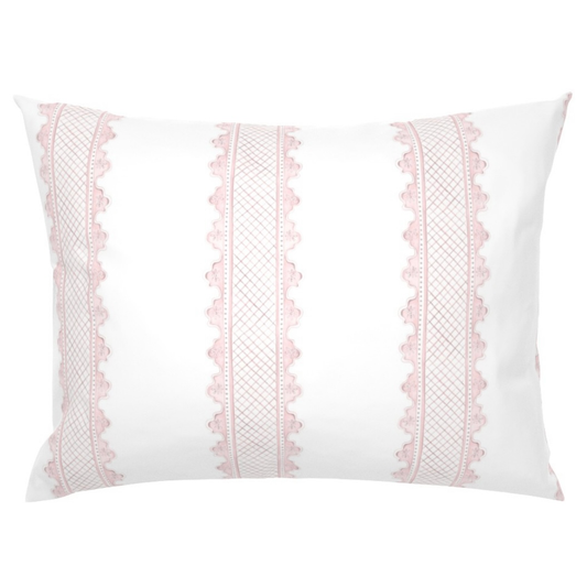 Pink Lattice Comfort Pillow